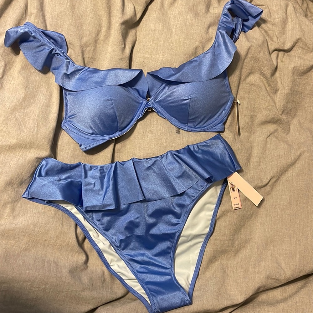 Victoria Secret blue shimmer bikini